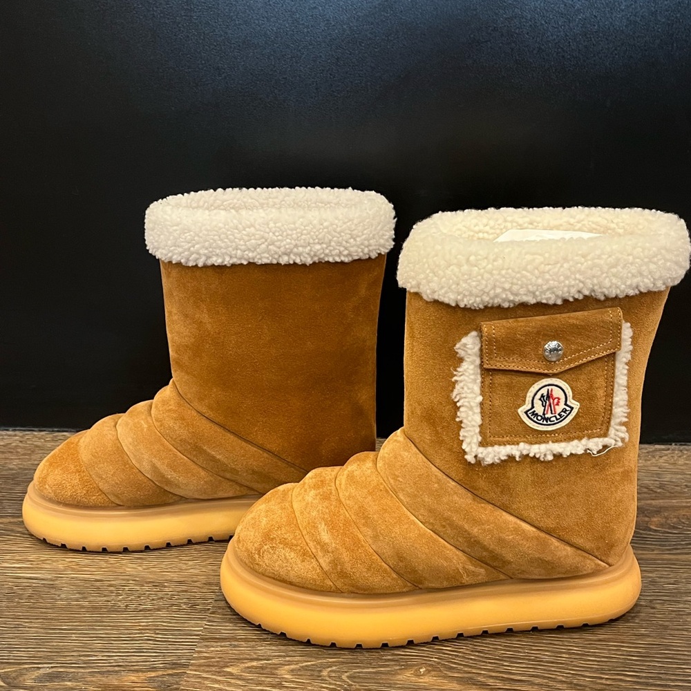 Moncler Gaia Pocket Boots Sz 39.5